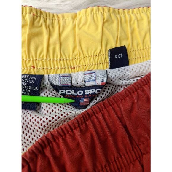 Polo Sport Ralph Lauren Swim Trunks Mens‎ M Red Swimwear Bathing Suit Beach Pool - Picture 4 of 11